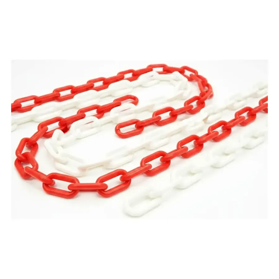 Cadena plástica N°8 roja y blanca, foto 2