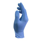 Ver foto 2 de Guantes de nitrilo descartables azul (pesado) premium